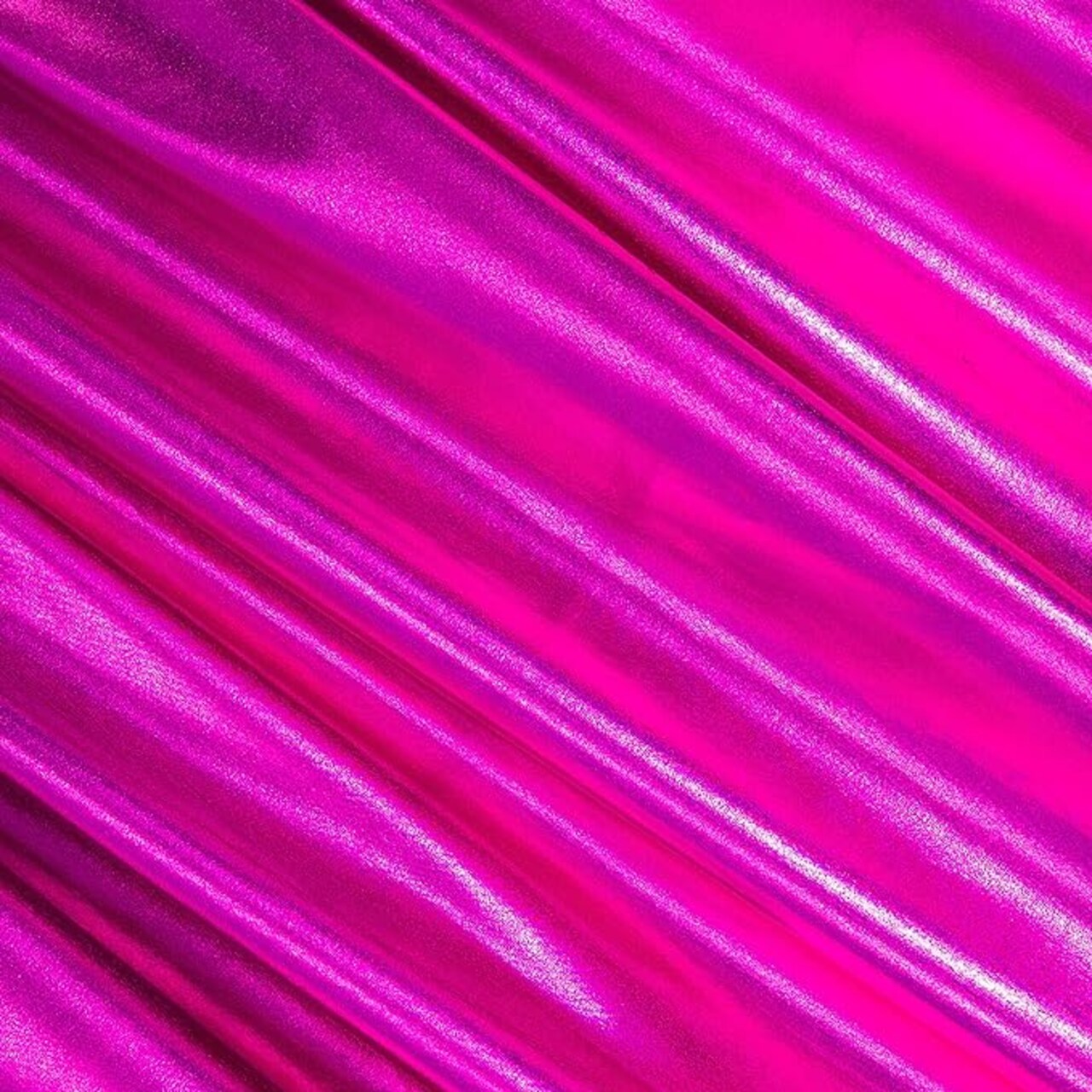 FabricLA | Metallic Lame Foil Spandex Knit Fabric | 4-Way Stretch | 60" Inch Wide by The Yard - Dancewear, Costumes & Decoration